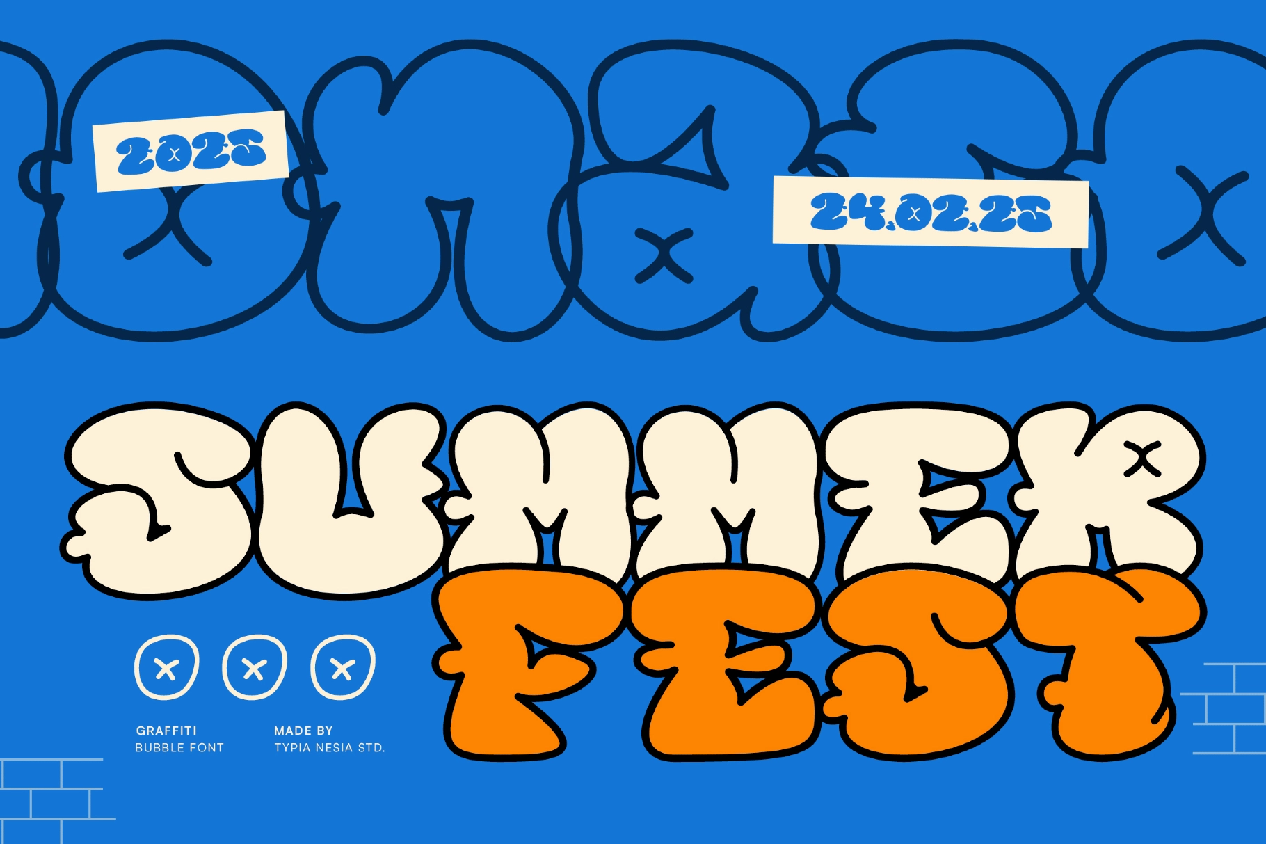 Spice Hype - Bubble Graffiti Font