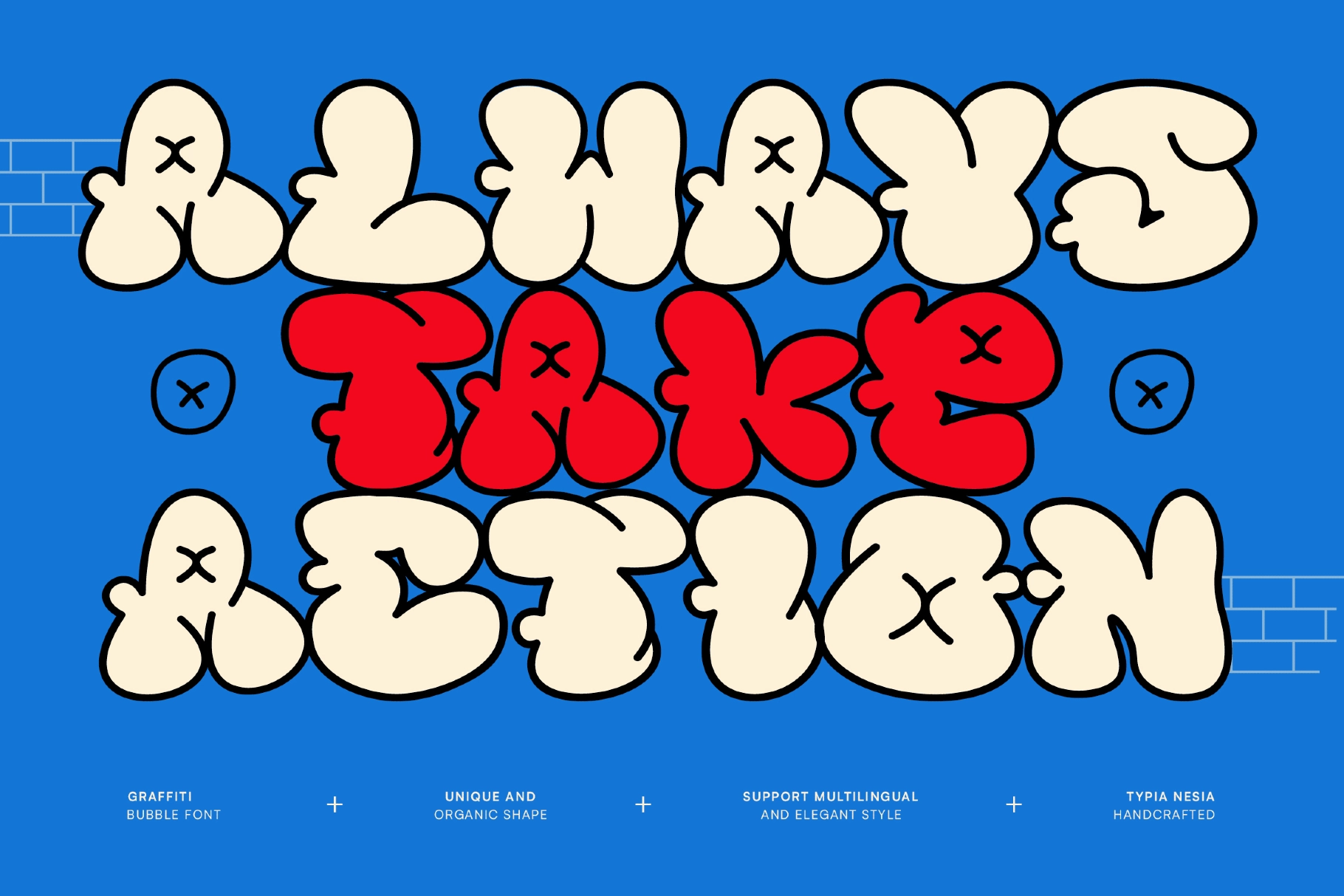 Spice Hype - Bubble Graffiti Font