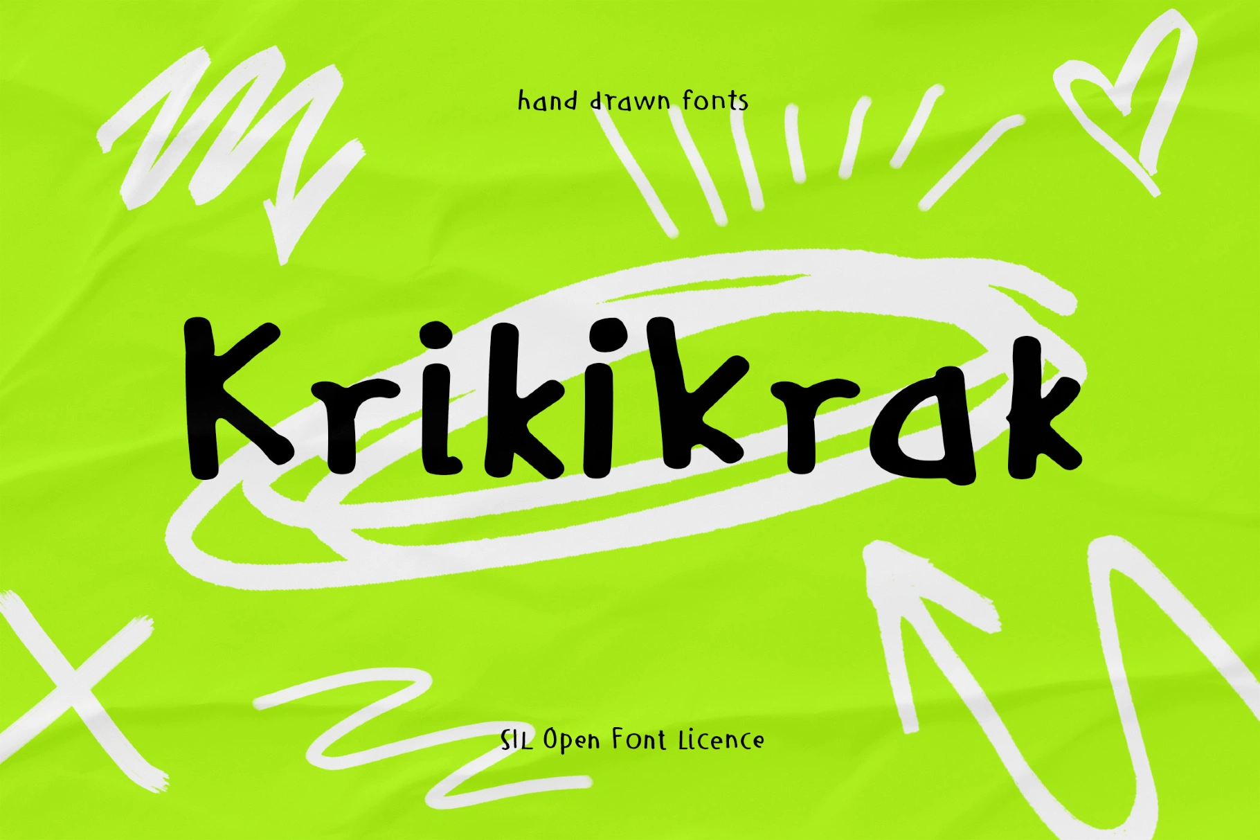 Krikikrak Typeface