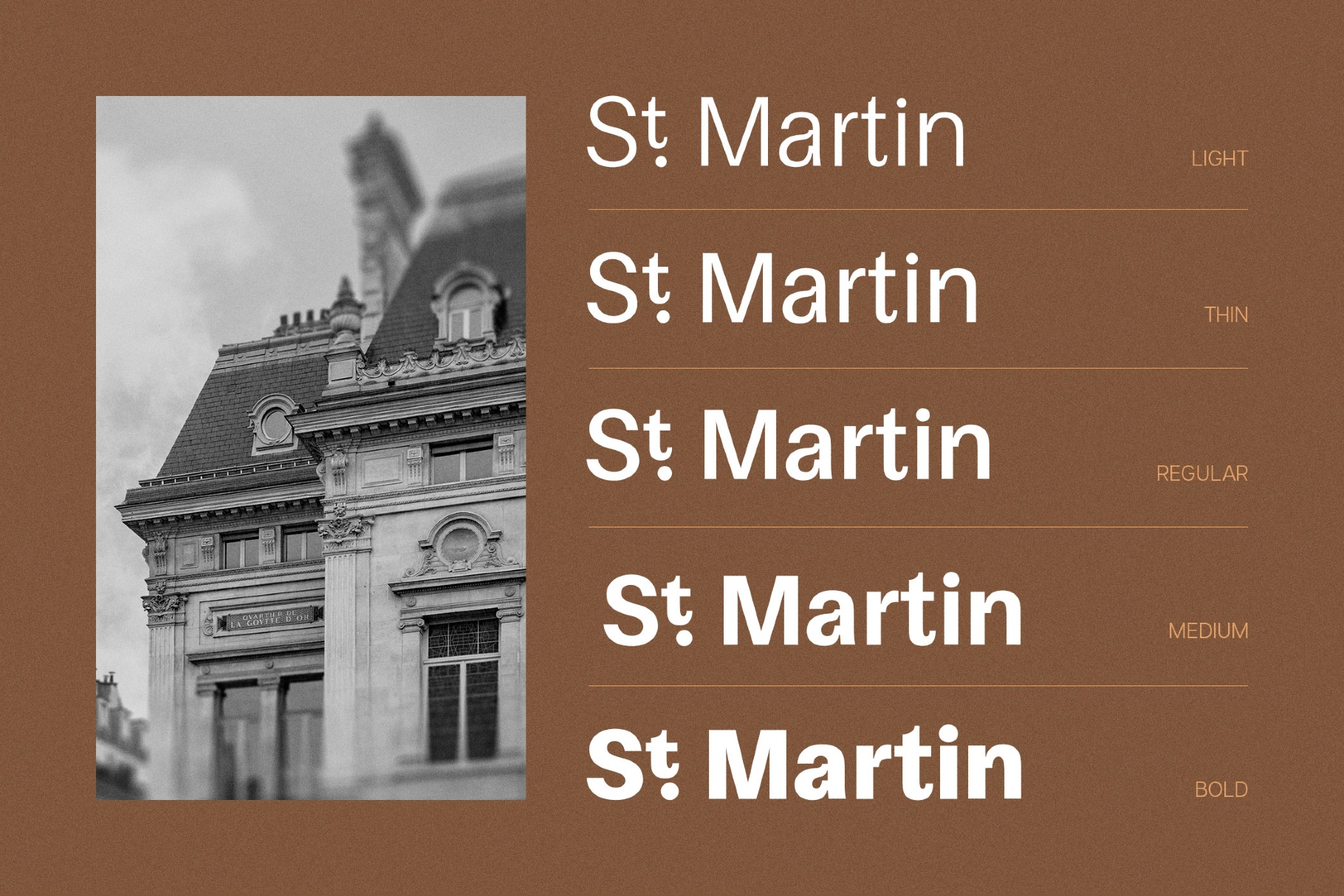 St. Martin Typeface