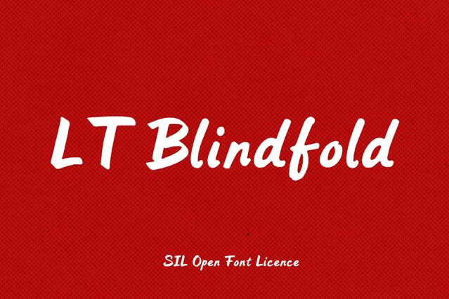 LT Blindfold Font