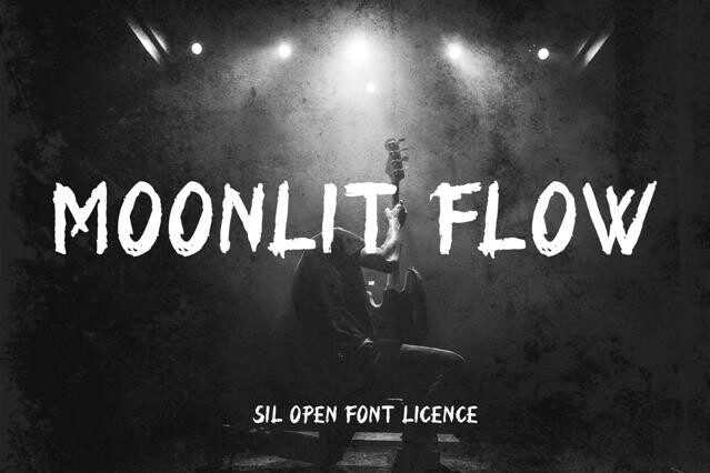 Moonlit Flow Font