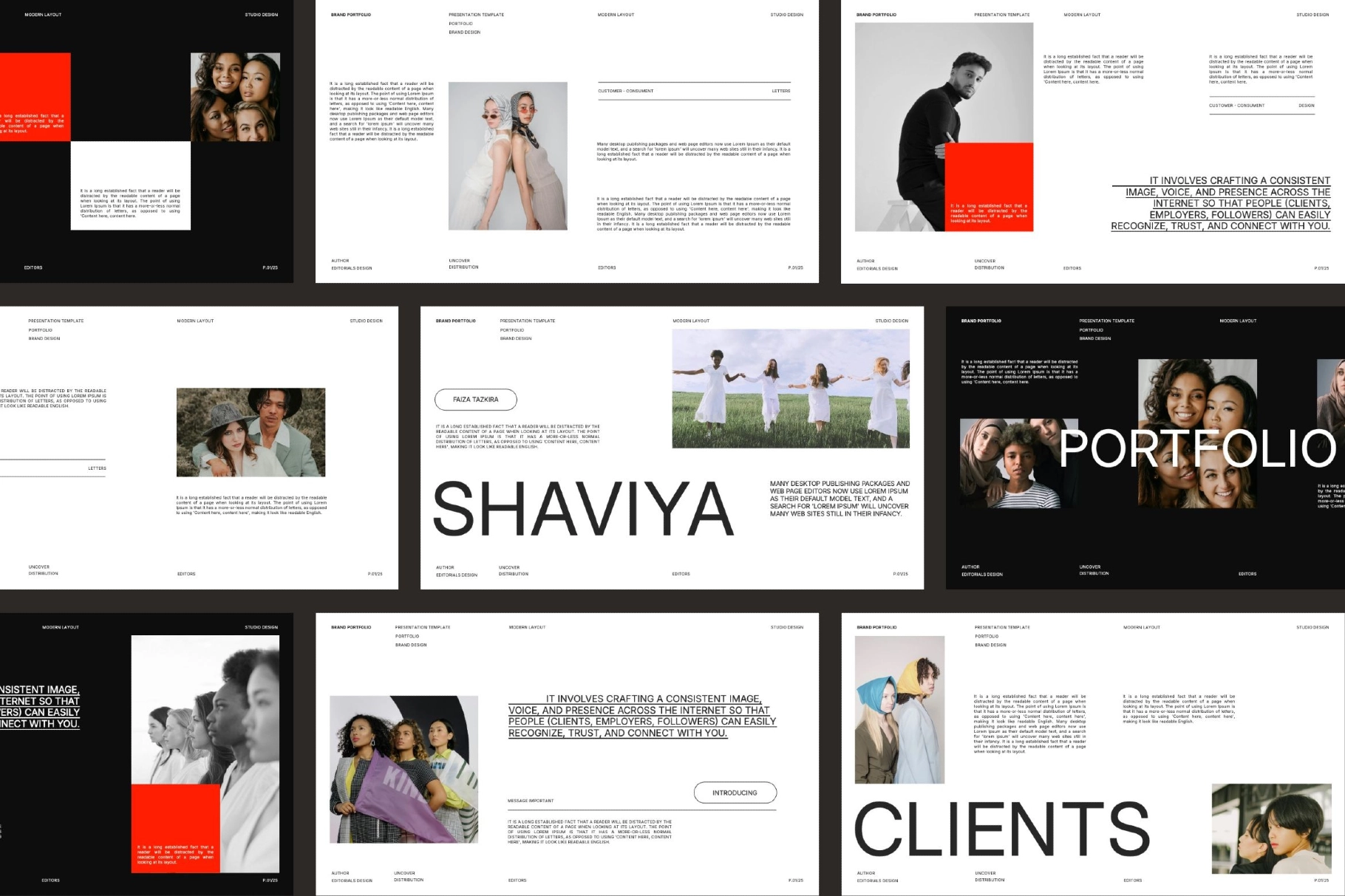 Shaviya - Fashion PowerPoint Presentation Template