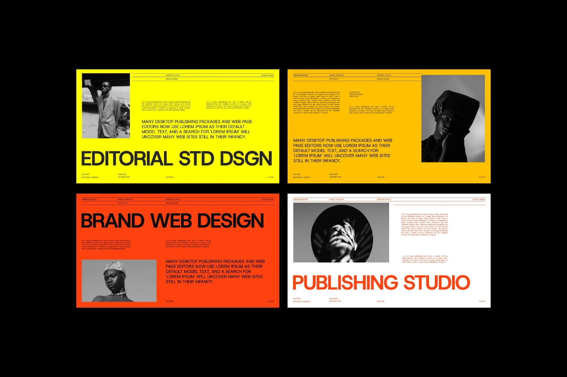 Brand Portfolio PowerPoint Template – Davids