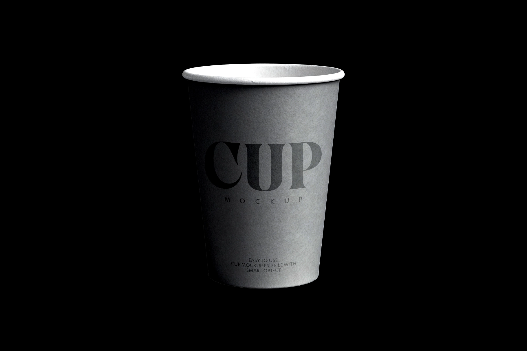 Disposable Paper Cup Mockup