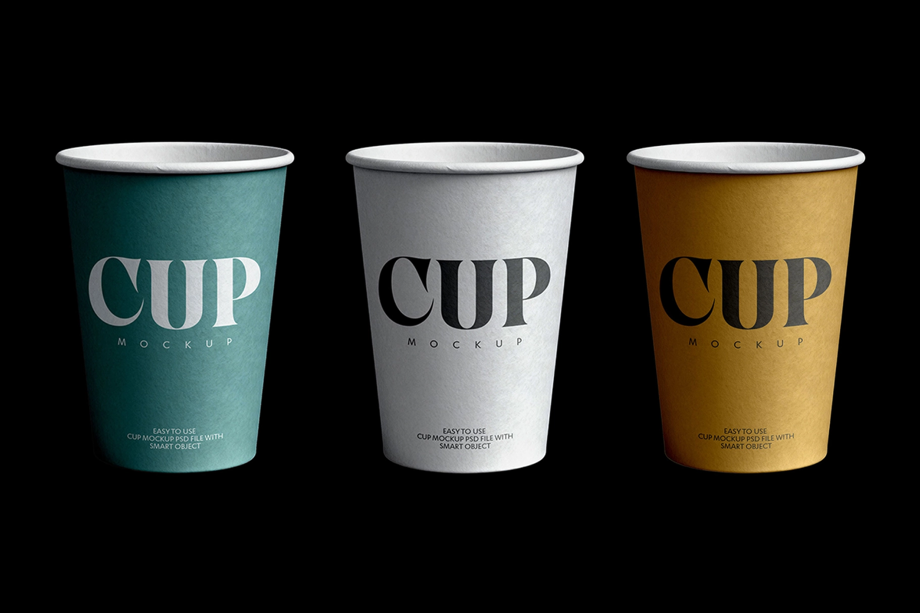 Disposable Paper Cup Mockup
