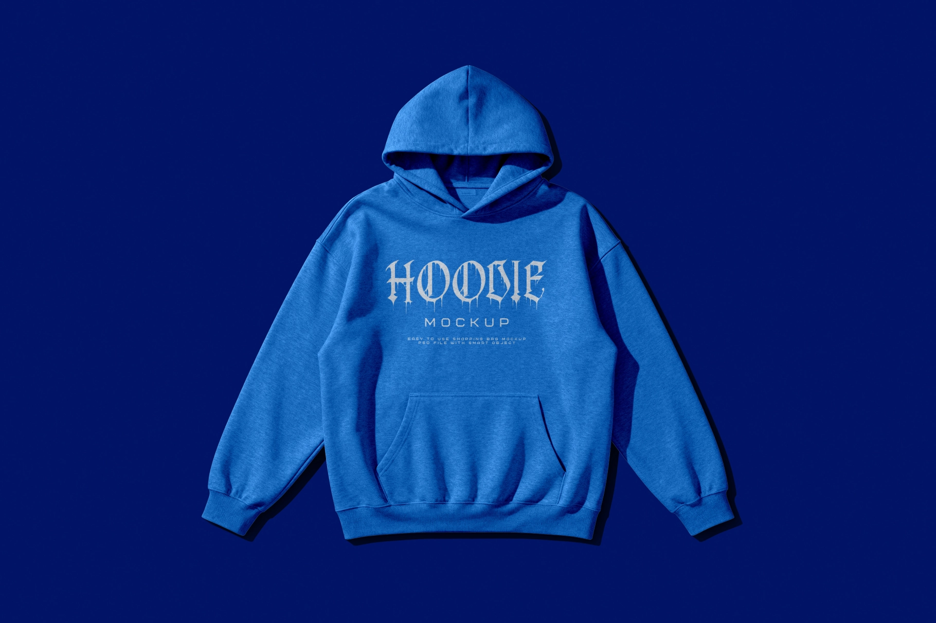 Pullover Hoodie Mockup with Front Print