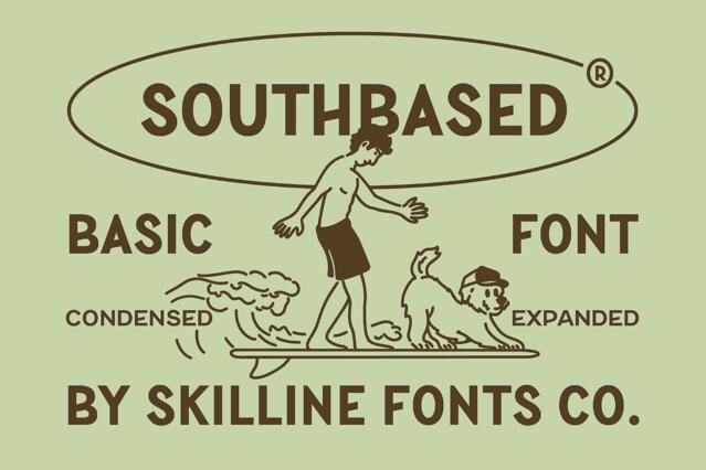 Southbased - Geometric Sans Serif Font Family