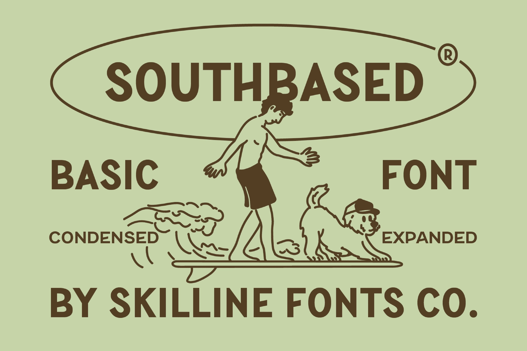 Southbased - Geometric Sans Serif Font Family