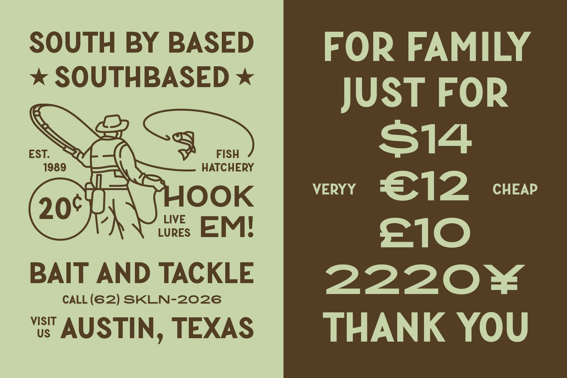 Southbased - Geometric Sans Serif Font Family