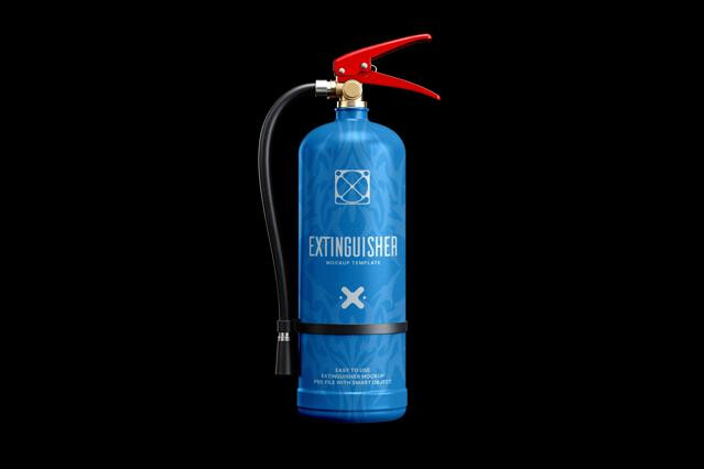 Fire Extinguisher Mockup