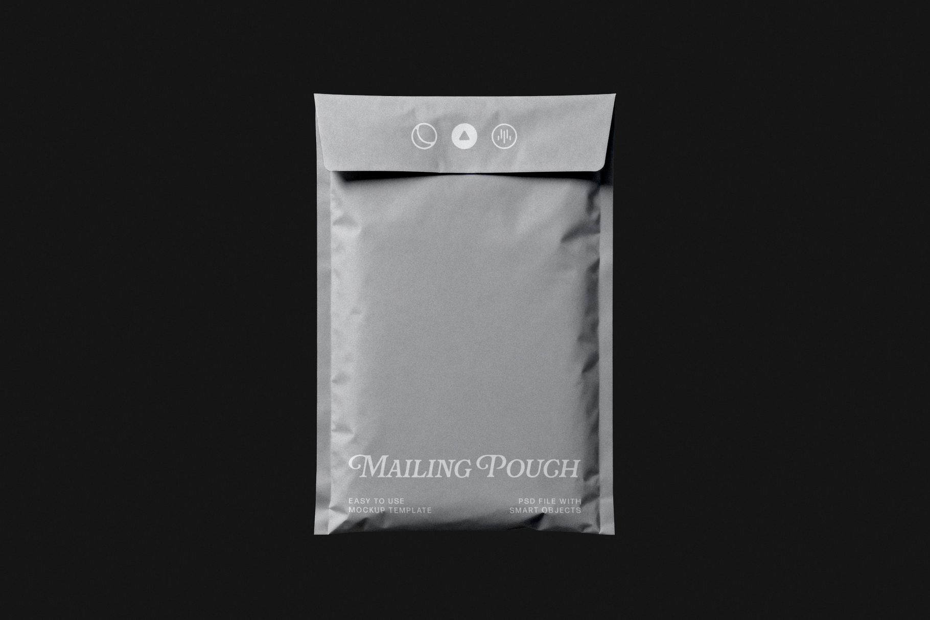 Plastic Mailing Pouch Mockup