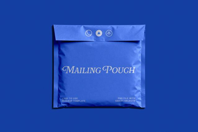 Poly Mailing Pouch Mockup