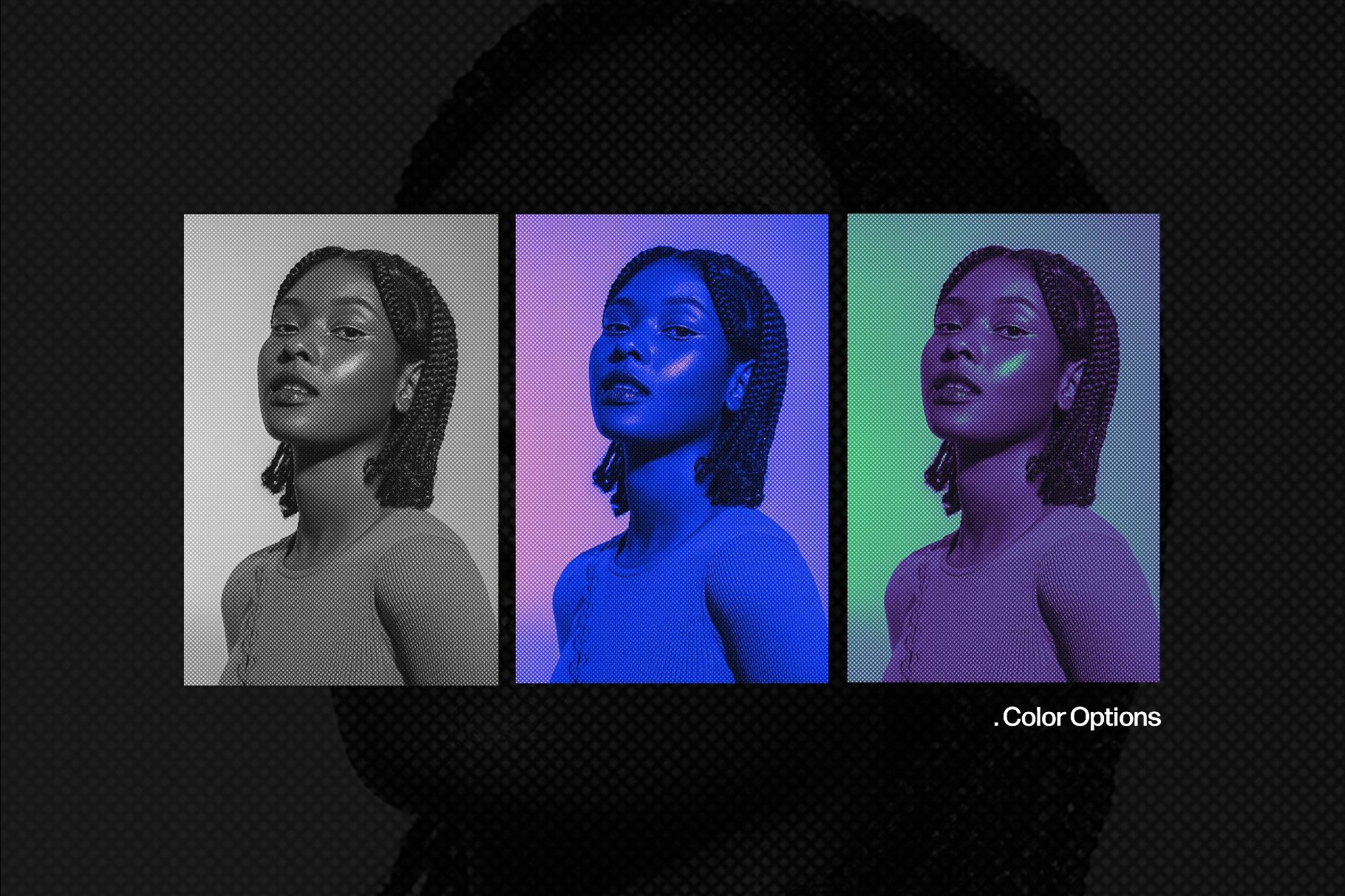 Stipple Halftone Effect