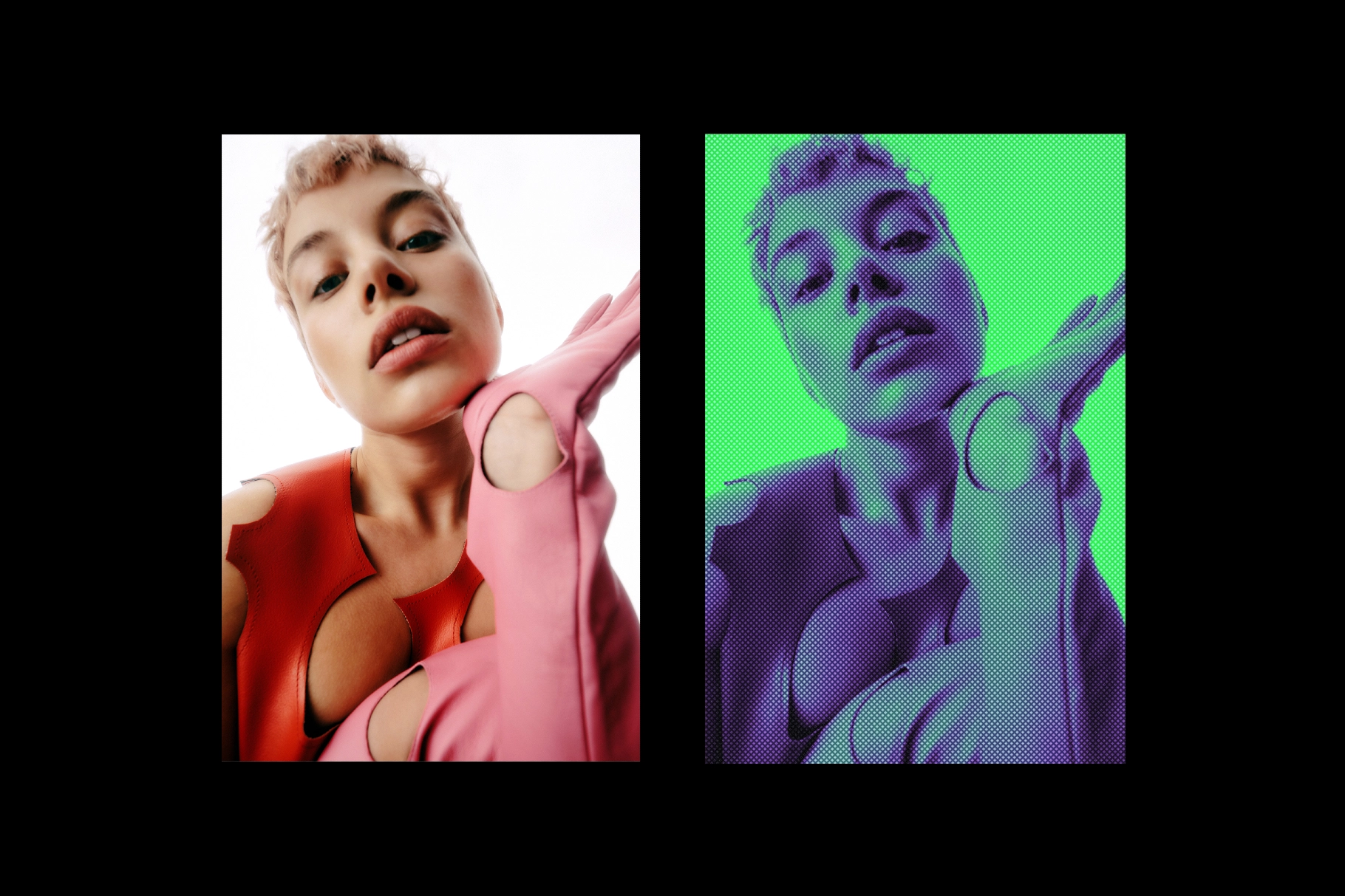 Stipple Halftone Effect