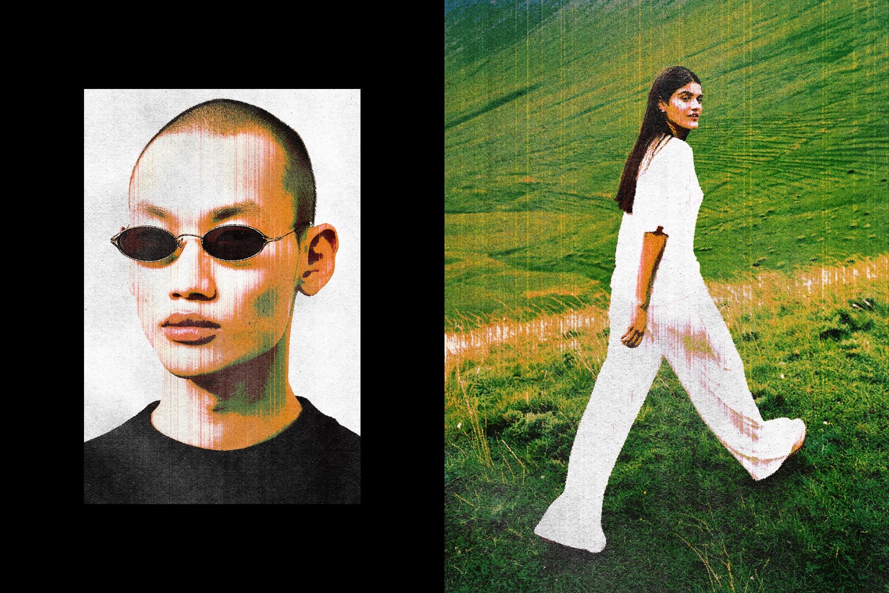 Retro Copier Photo Effect