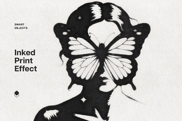 Ink Print Text Effect