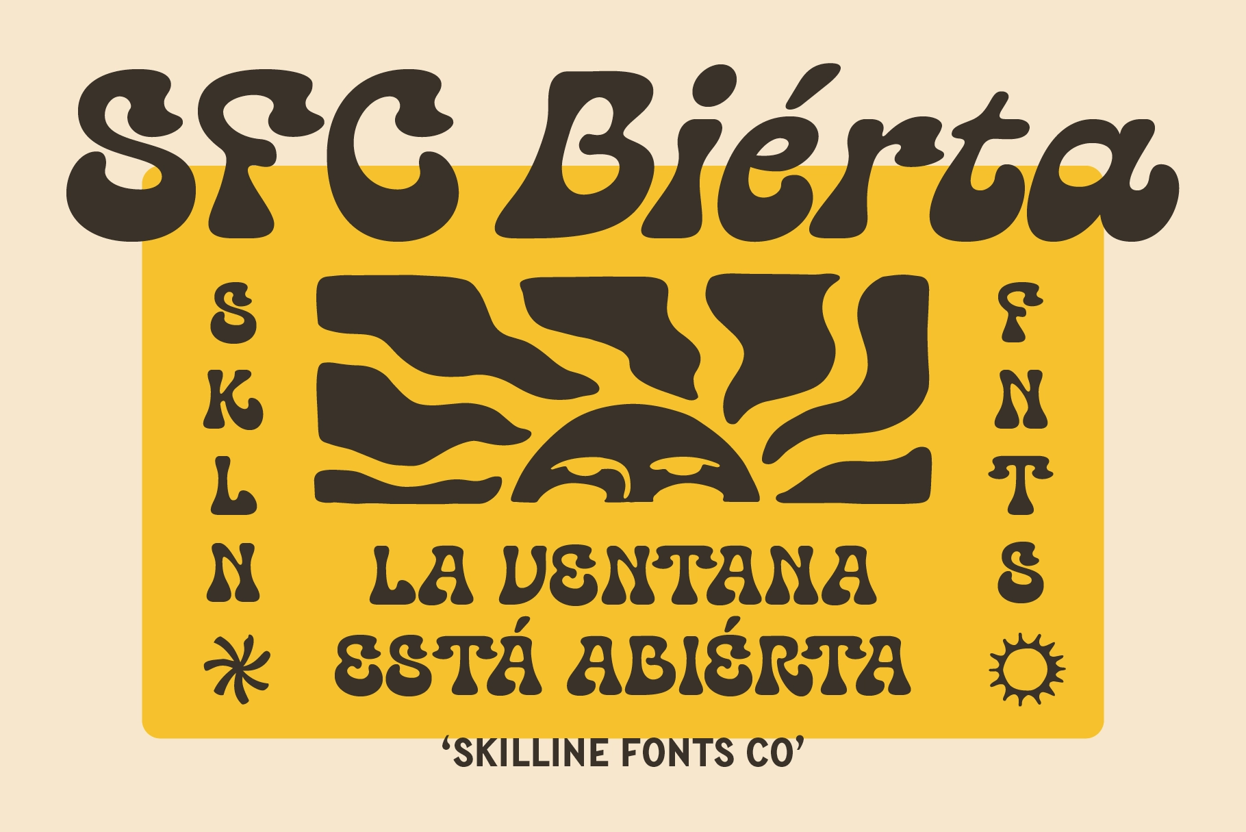 SFC Bierta – Groovy Funky Font