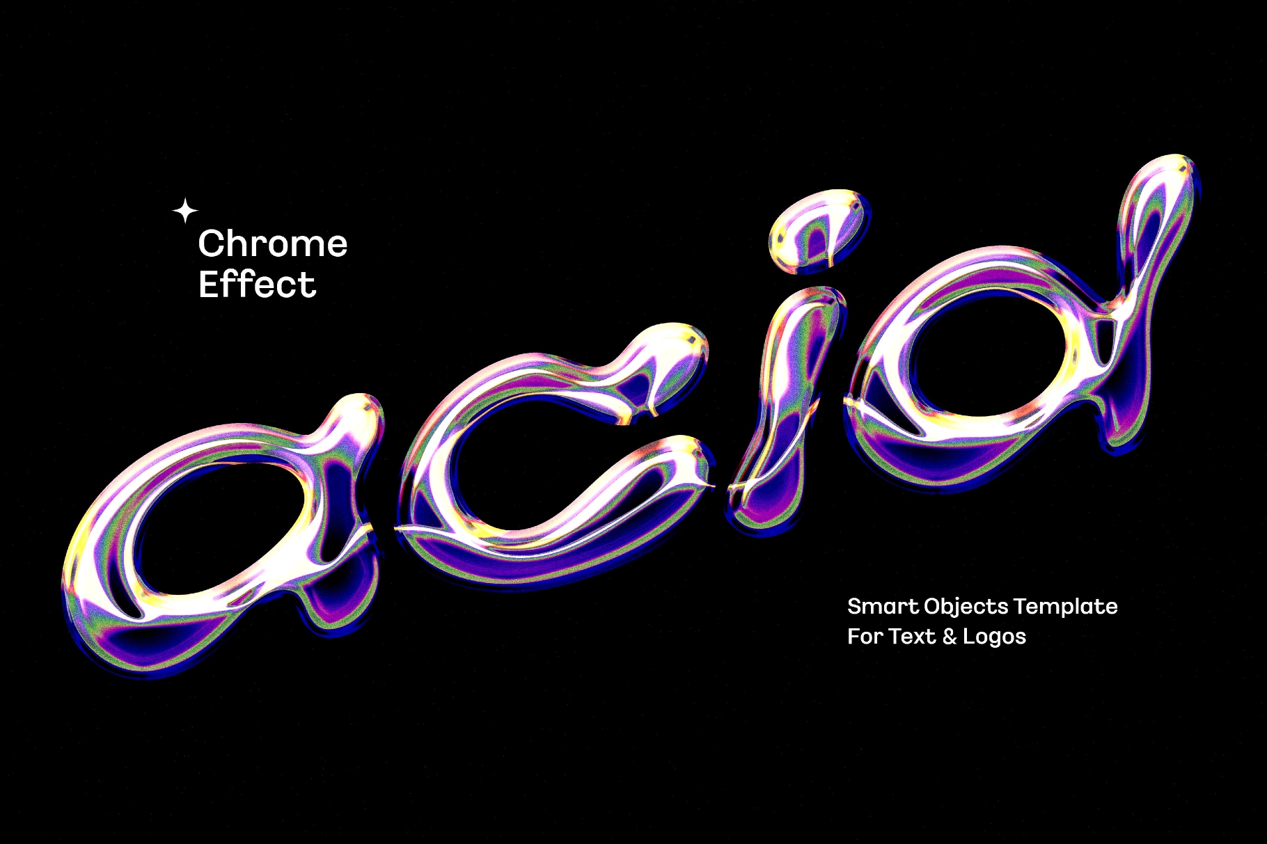 Chrome Text Effect