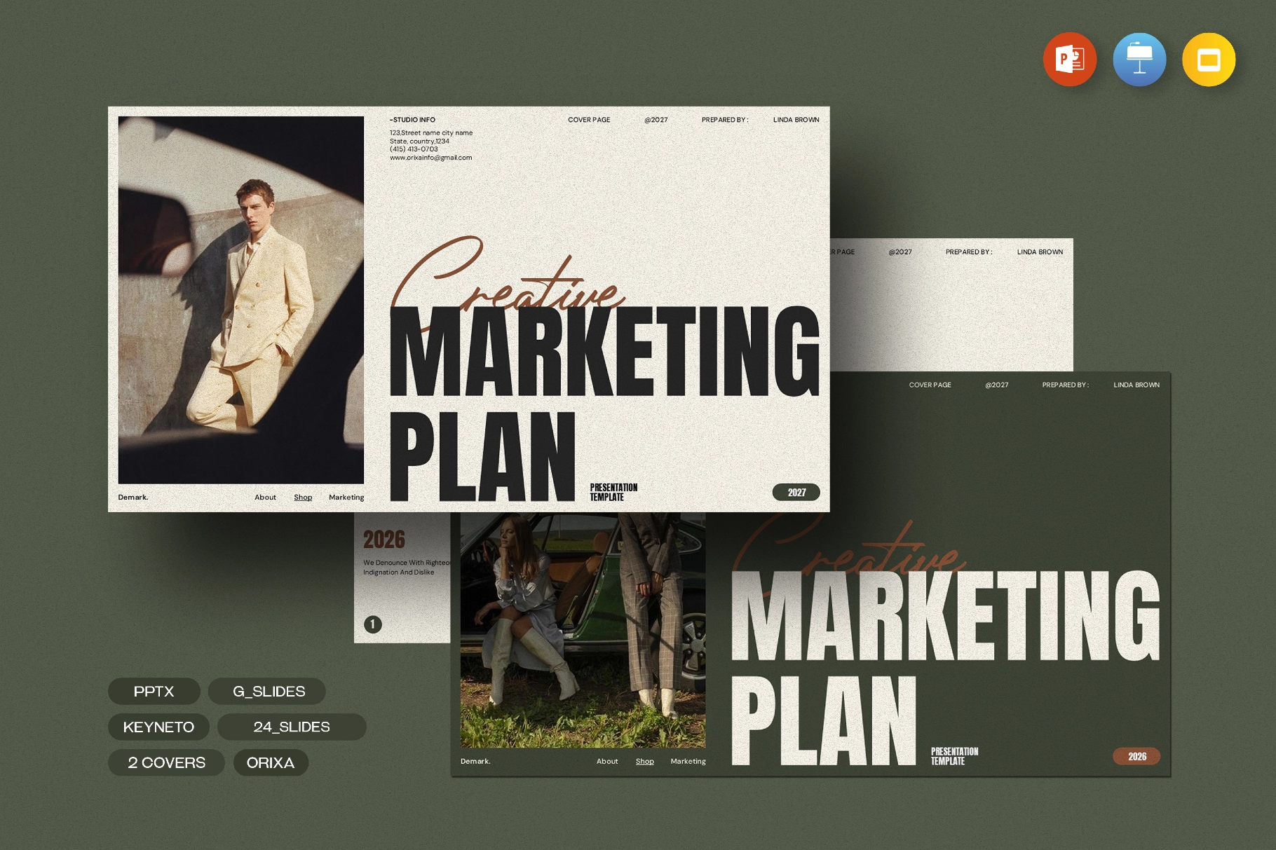 Marketing Strategy Presentation Template