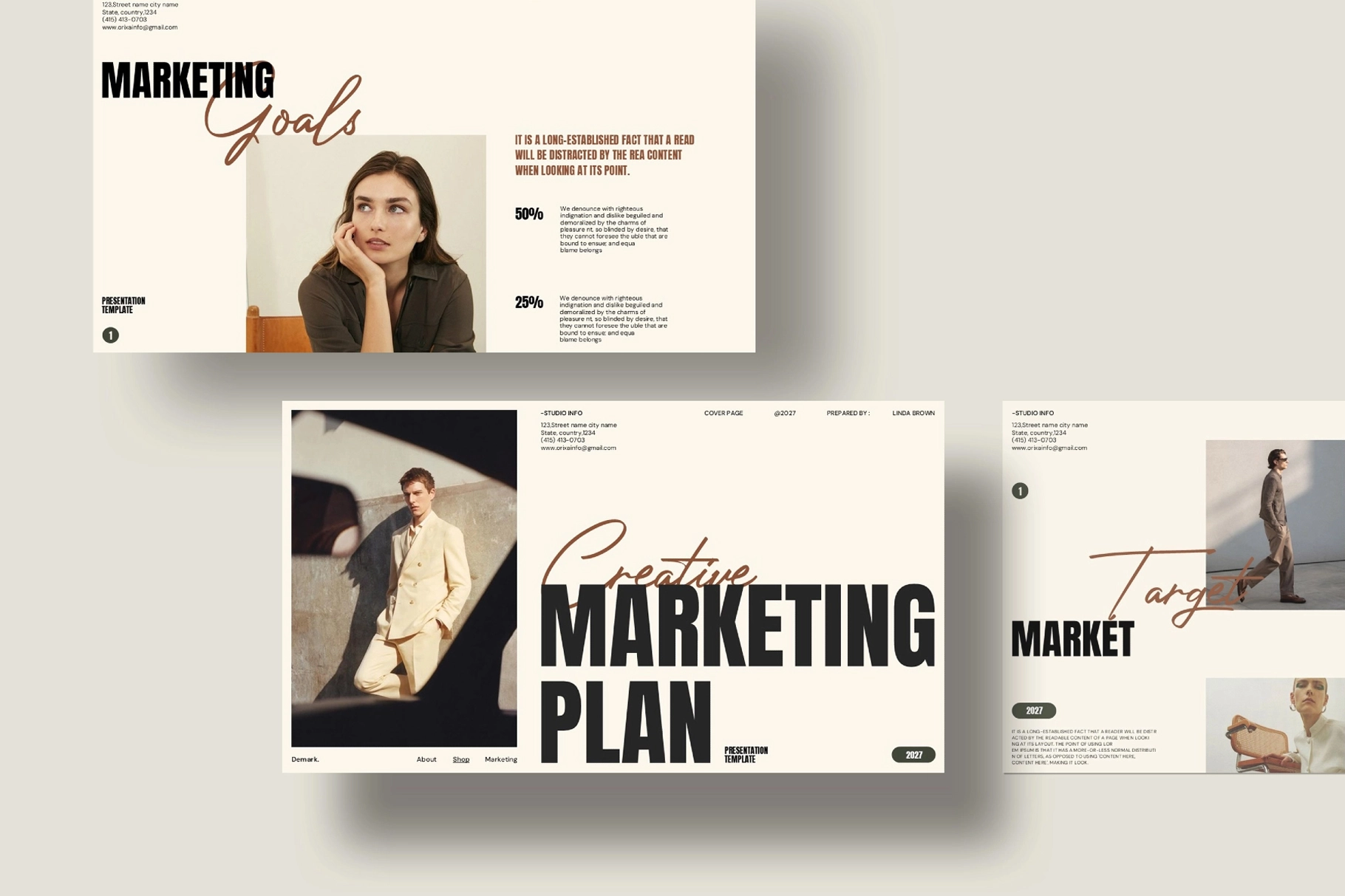 Marketing Strategy Presentation Template