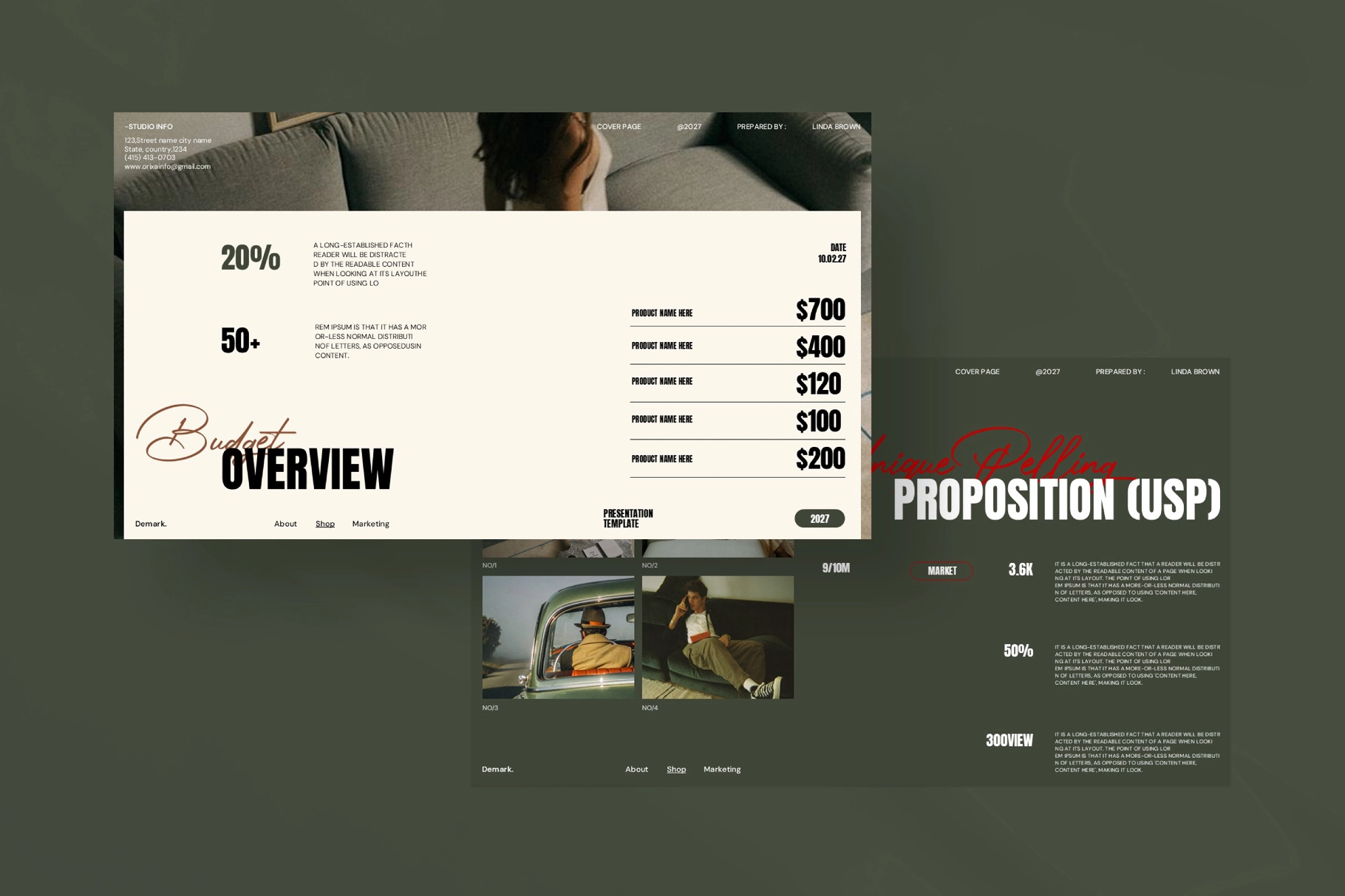 Marketing Strategy Presentation Template