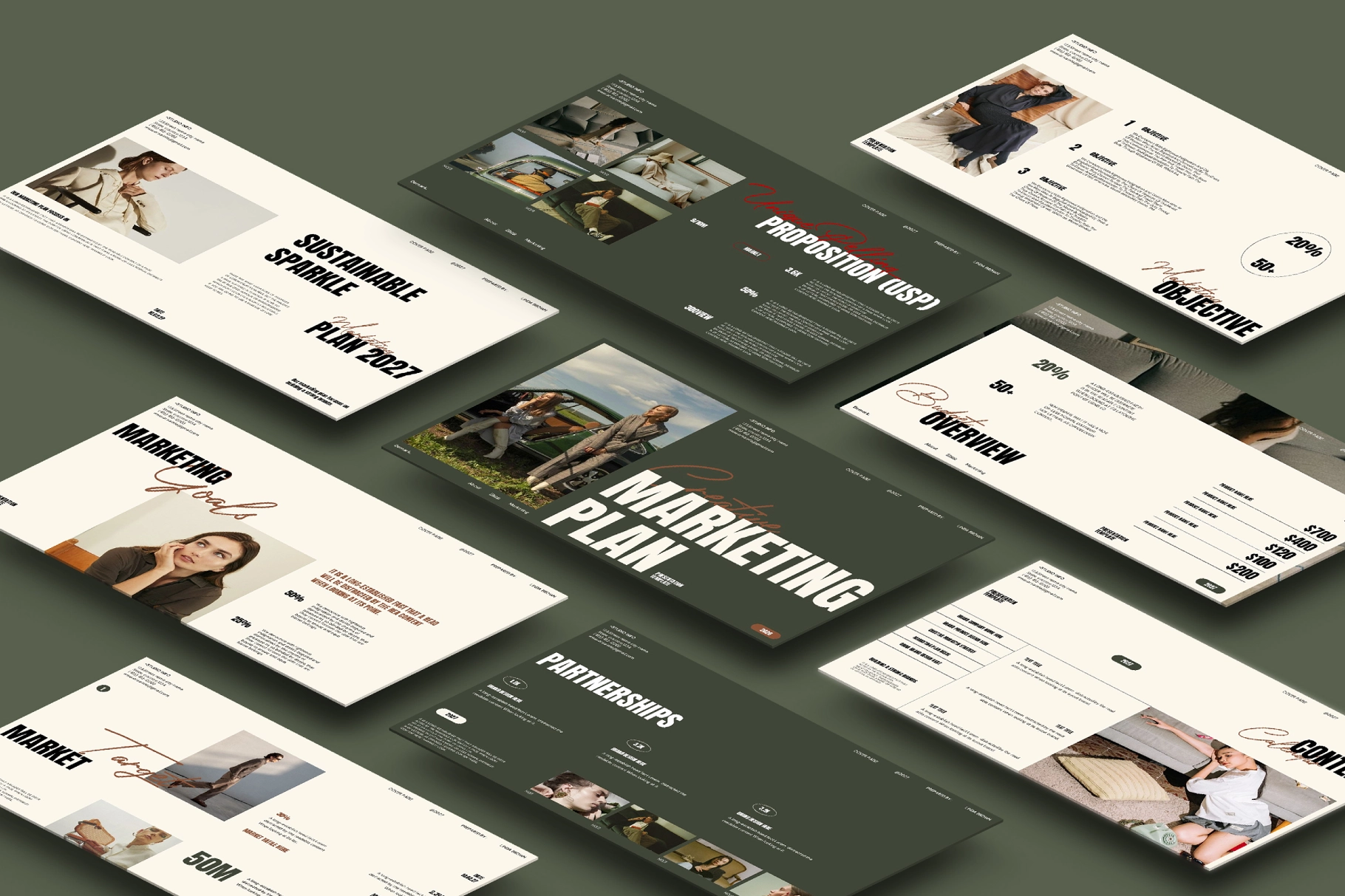 Marketing Strategy Presentation Template