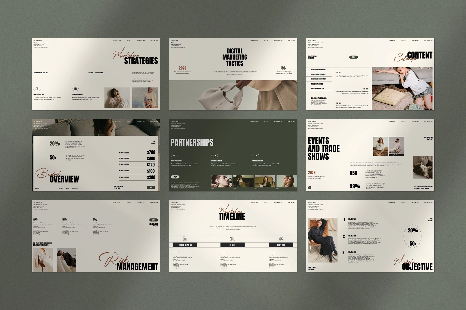 Marketing Strategy Presentation Template