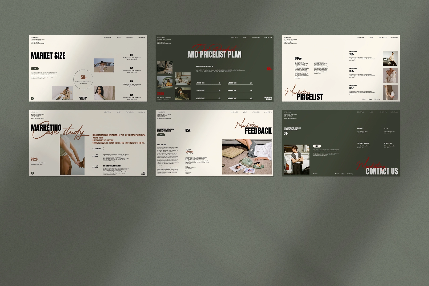 Marketing Strategy Presentation Template