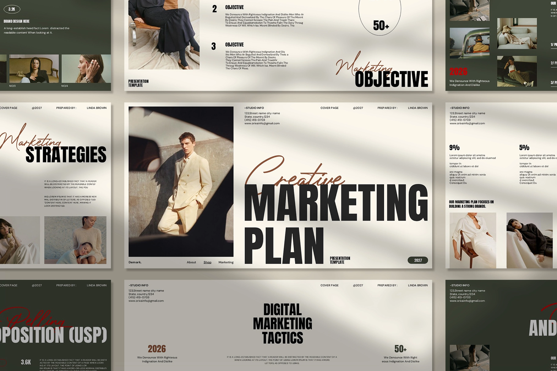 Marketing Strategy Presentation Template