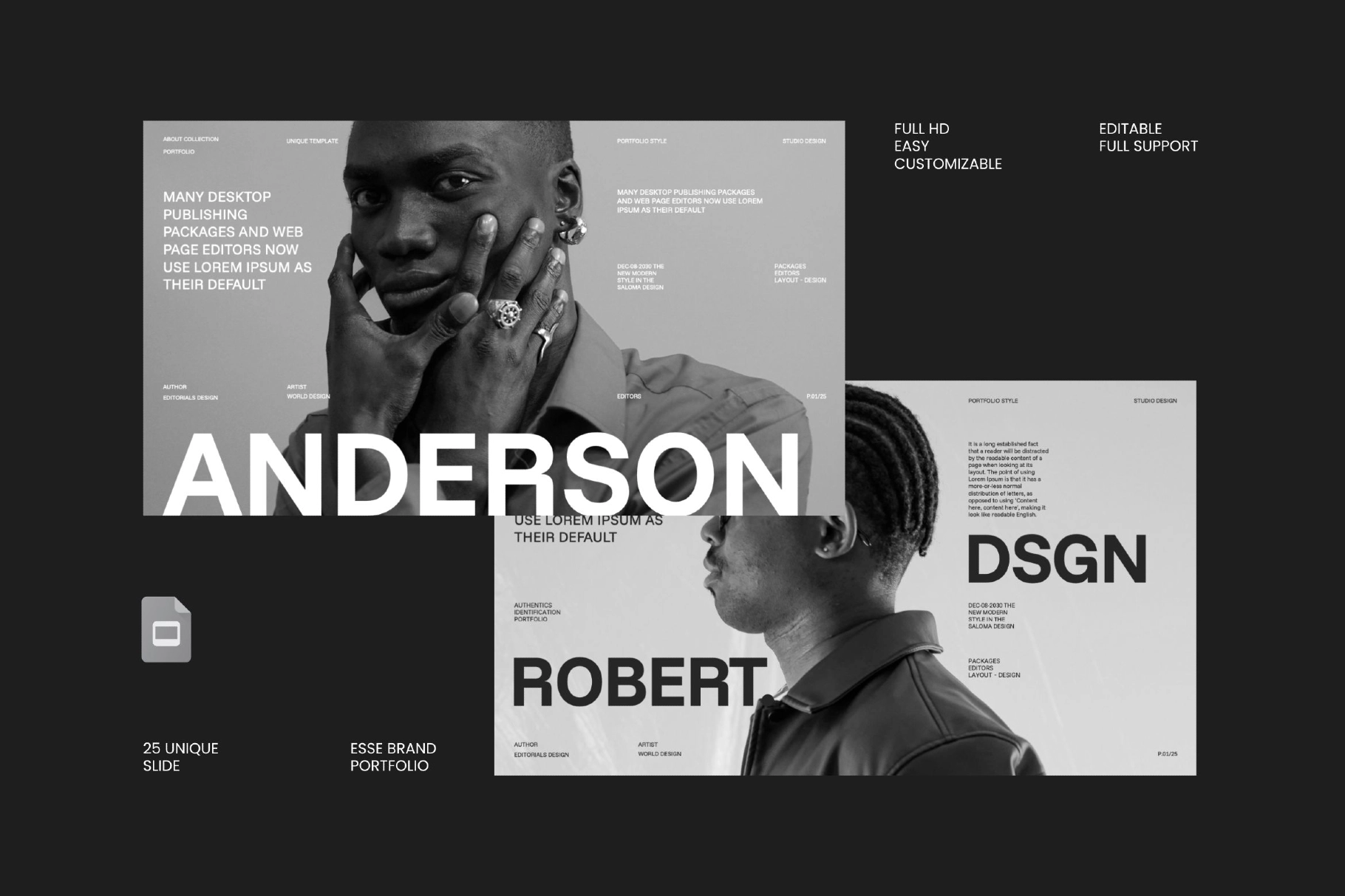 Saloma - Modern Brand Portfolio Presentation