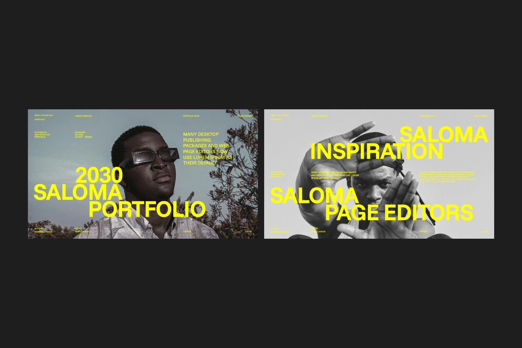 Saloma - Modern Brand Portfolio Presentation