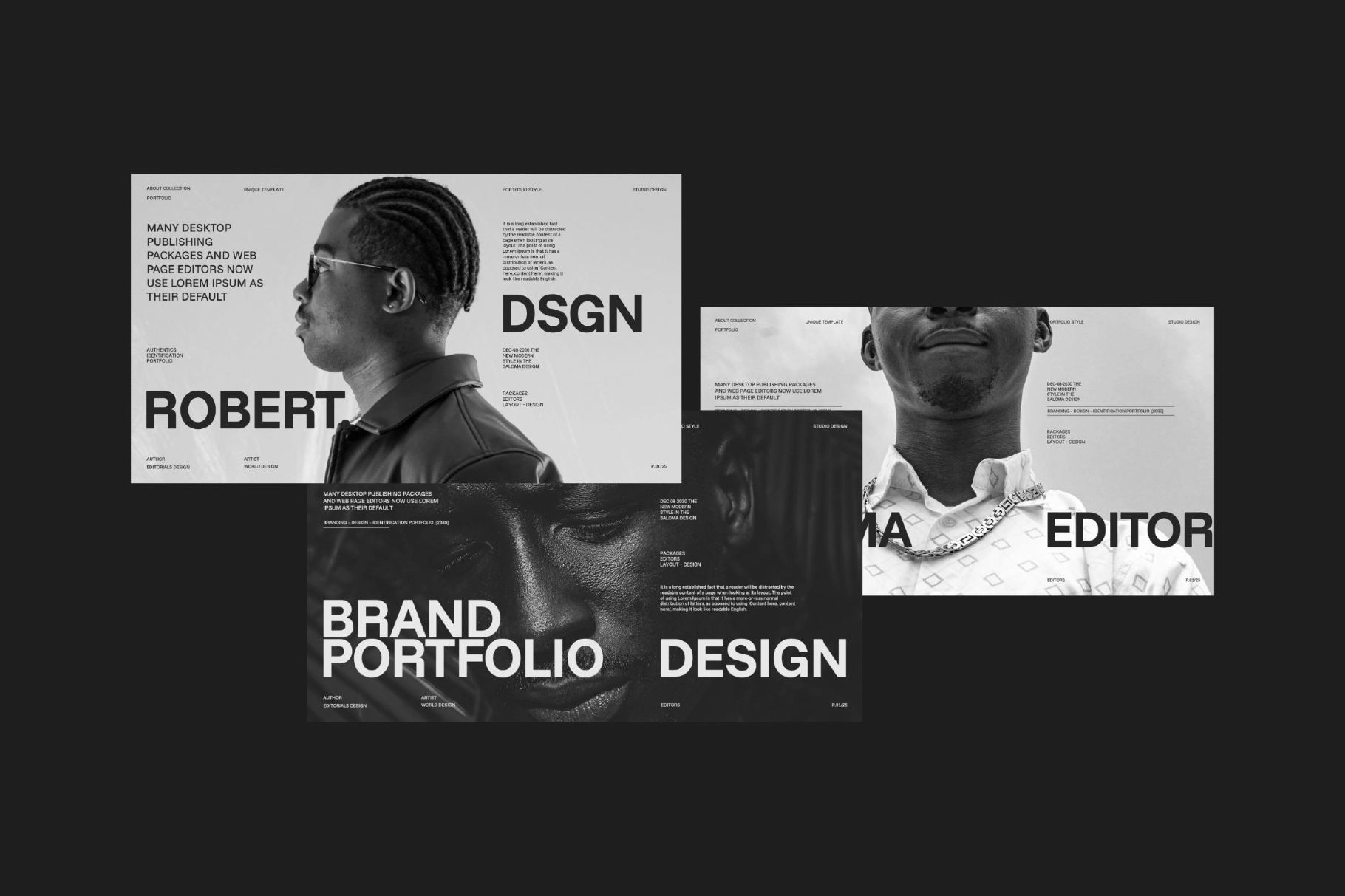 Saloma – Modern Brand Portfolio Keynote Template