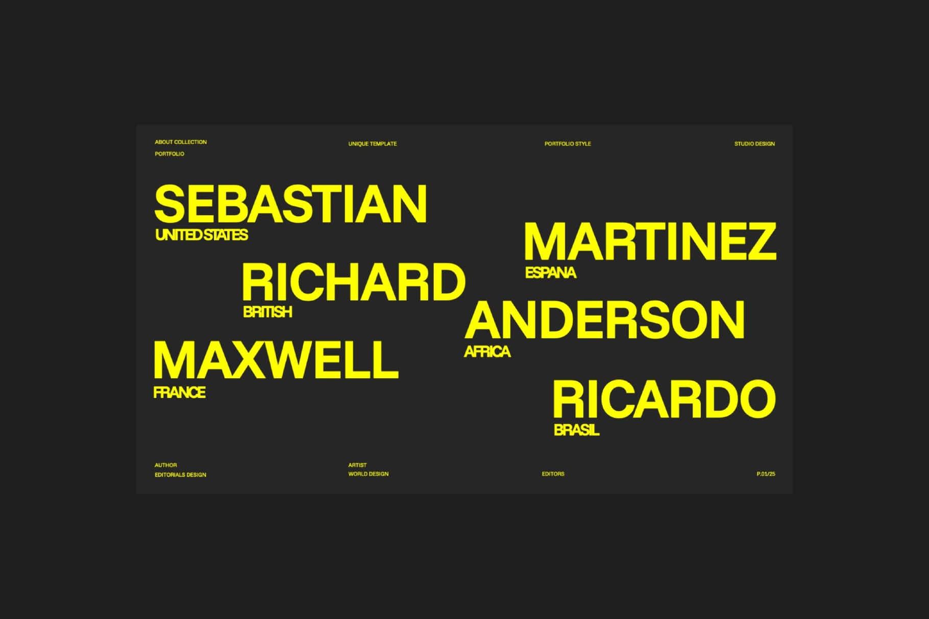 Saloma – Modern Brand Portfolio Keynote Template