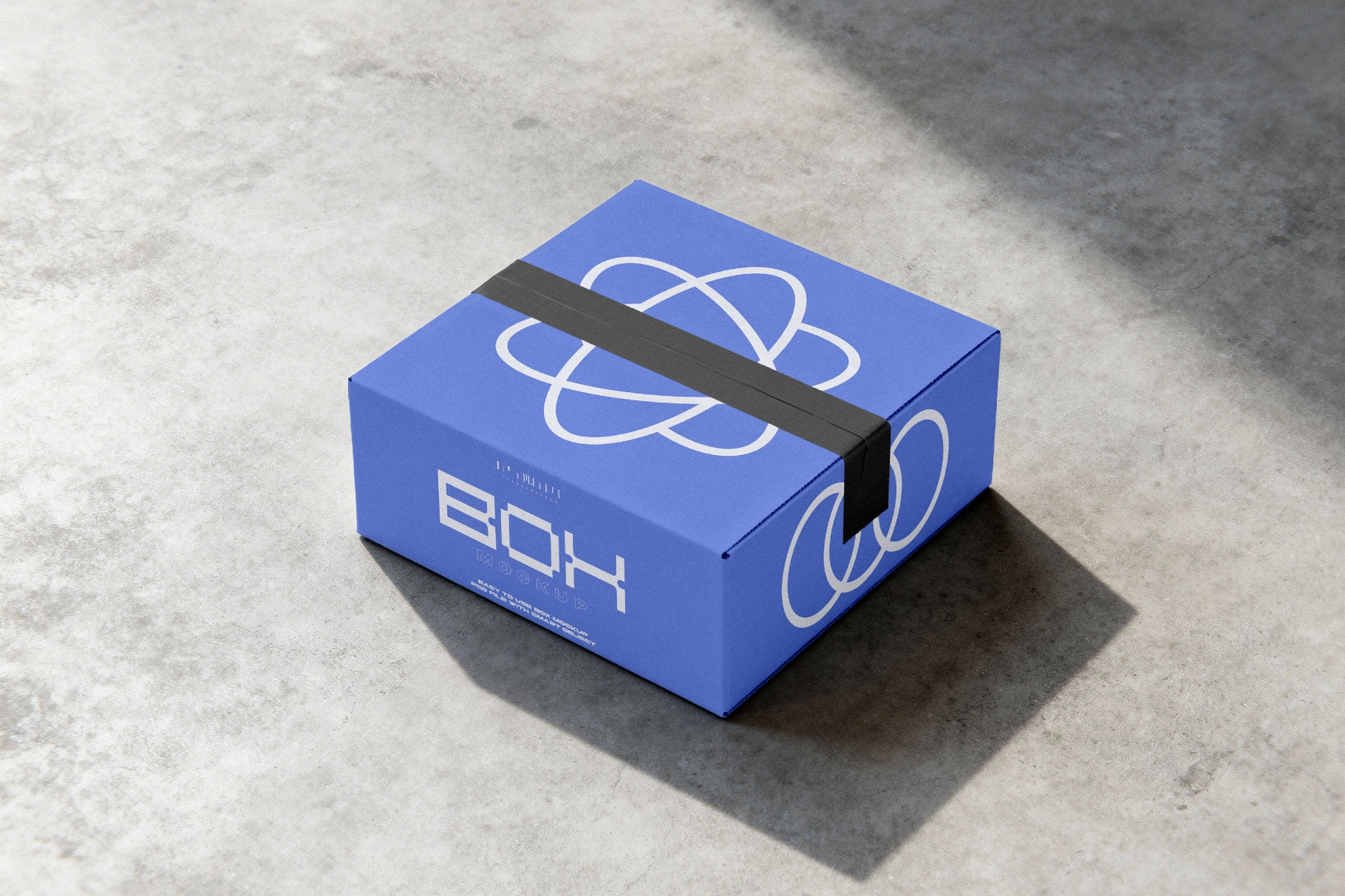 Taped Shipping Box Mockup