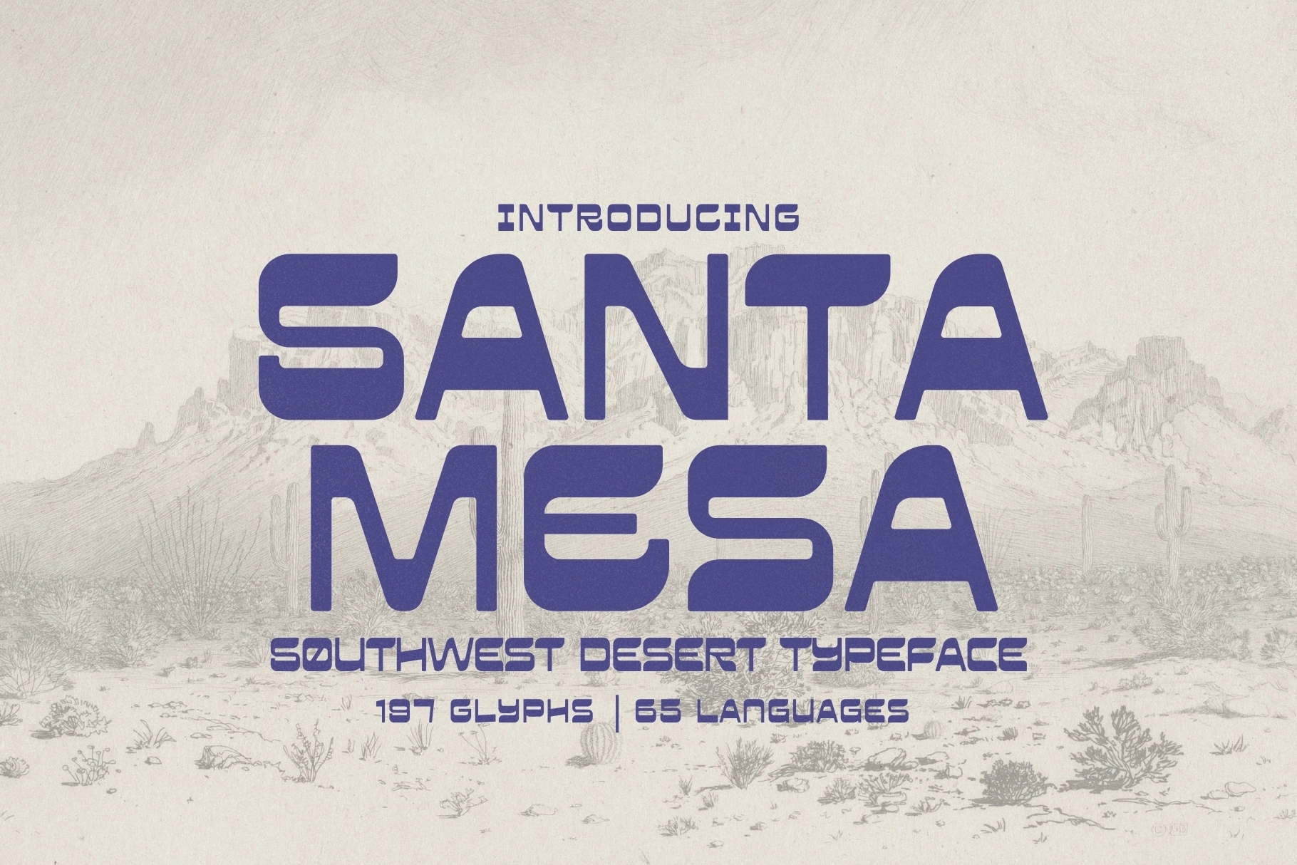 Santa Mesa – Southwest Boho Font