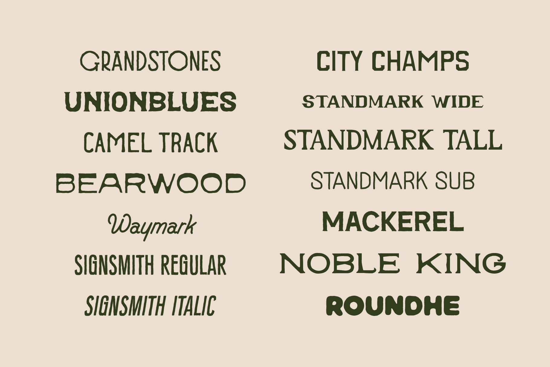 SFC Vintage Western Fonts Bundle Vol. 1