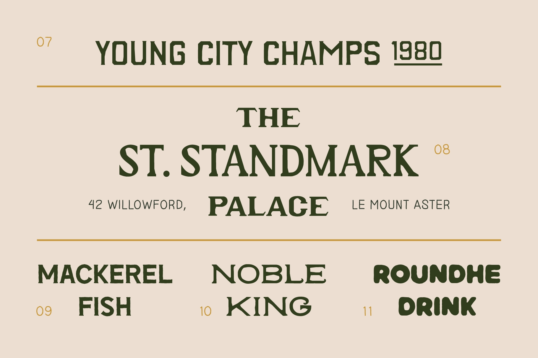 SFC Vintage Western Fonts Bundle Vol. 1