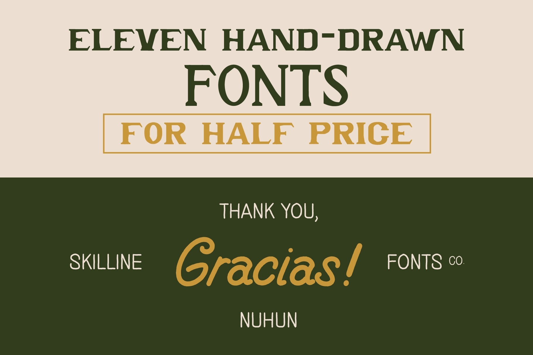SFC Vintage Western Fonts Bundle Vol. 1