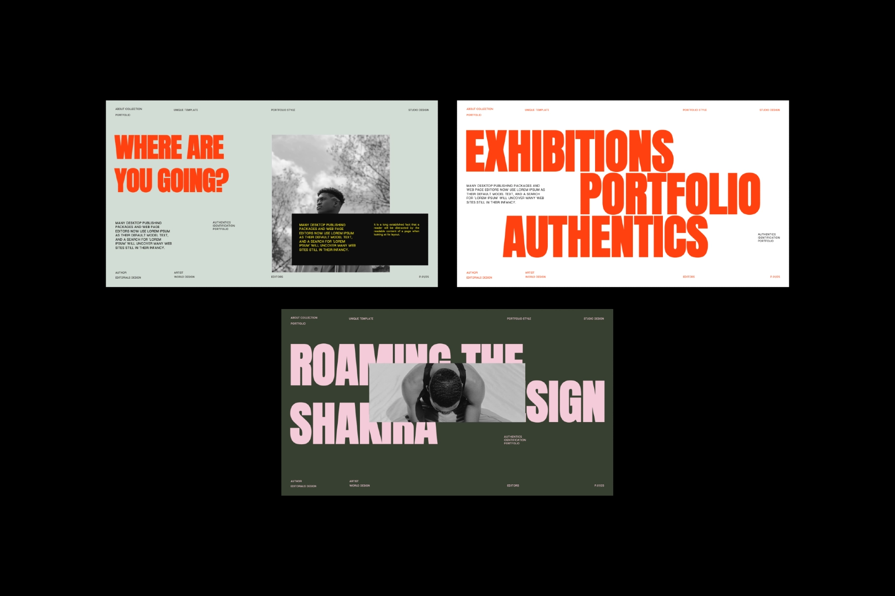 Typography Driven Presentation for Google Slides