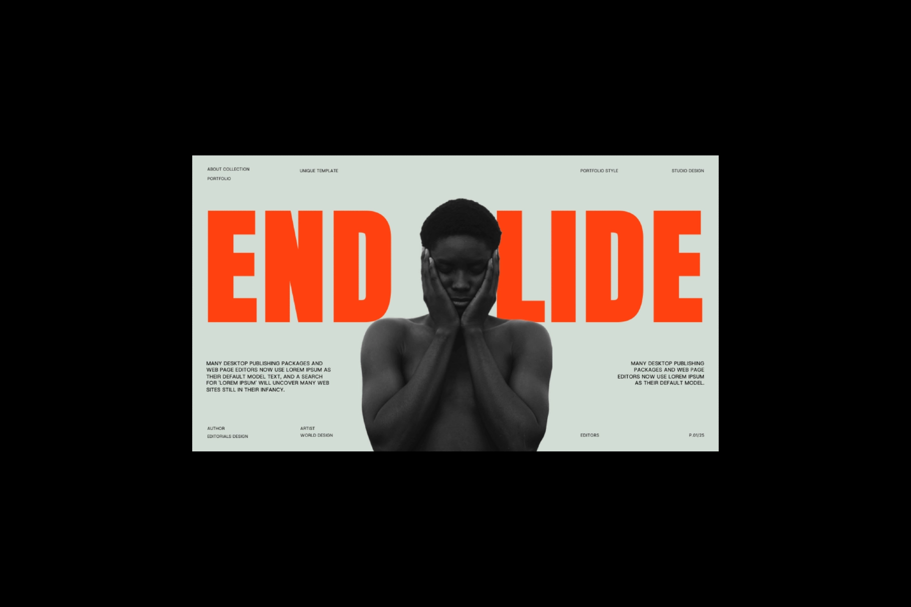 Typography Driven Presentation for Google Slides