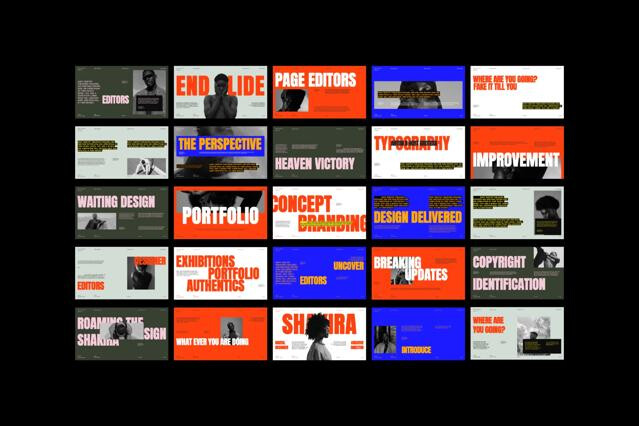 Shakira - Brand Strategy Keynote Template