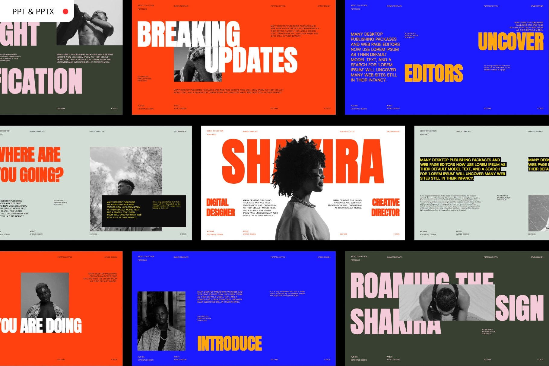 Shakira - Brand Strategy PowerPoint Template