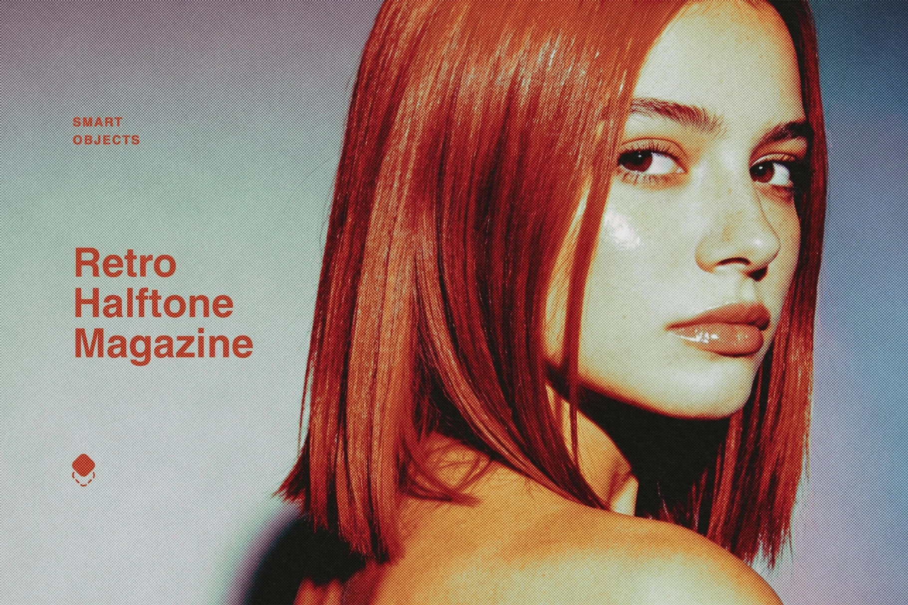 Retro Halftone Magazine Effect