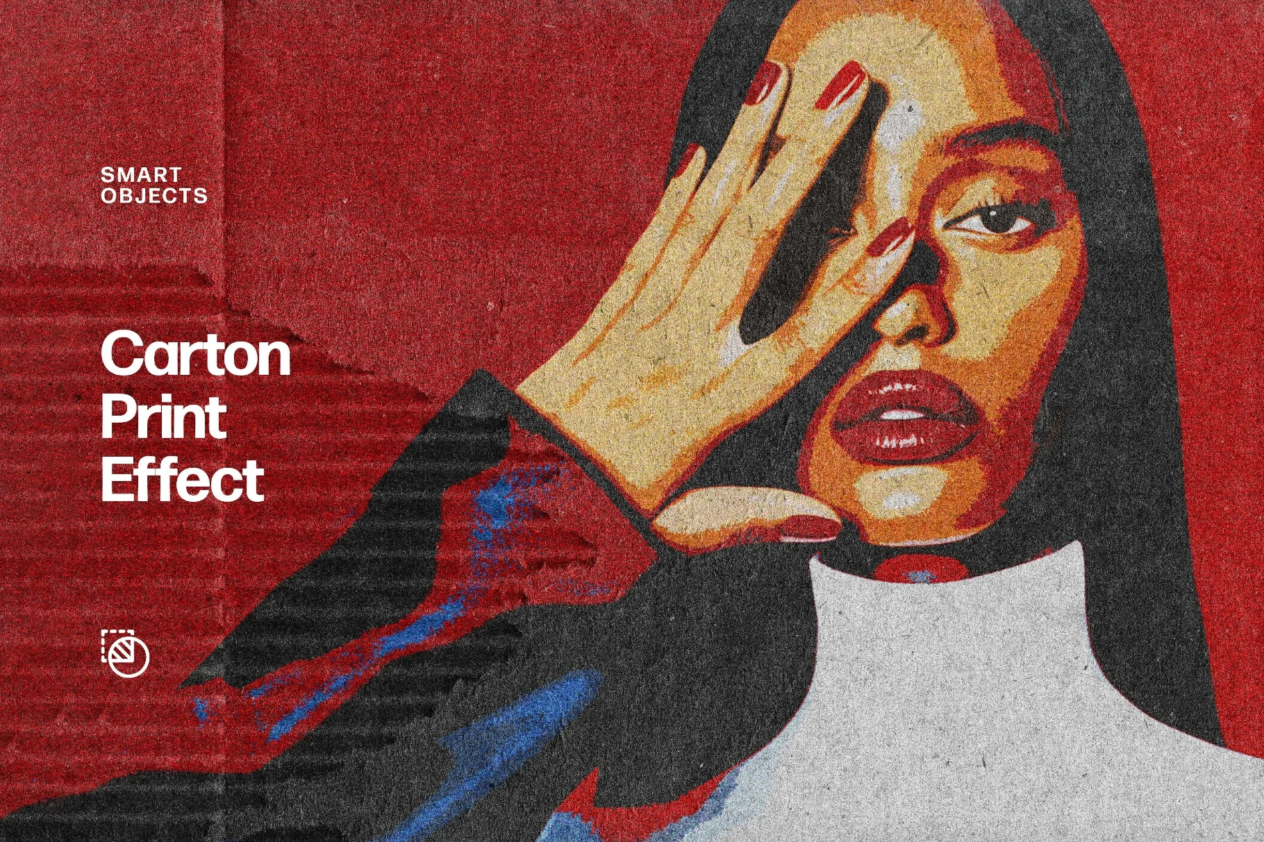 Carton Print Photo Effect