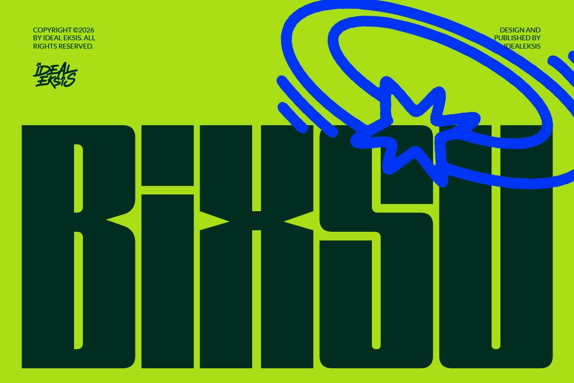 Bixsu - Modern Condensed Font