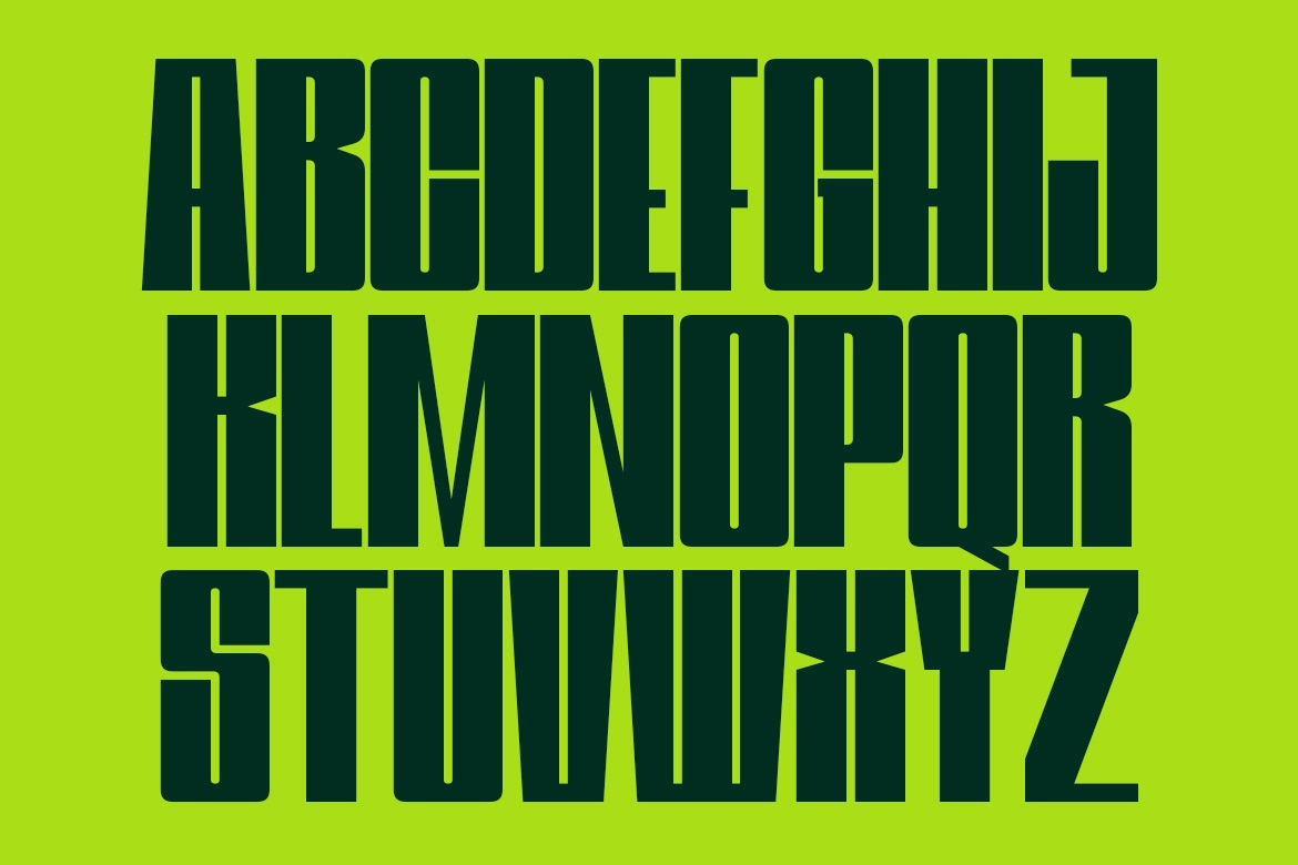 Bixsu - Modern Condensed Font