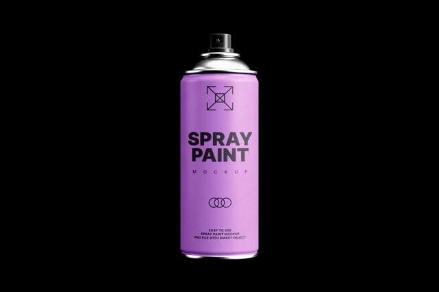 Spray Paint Mockup