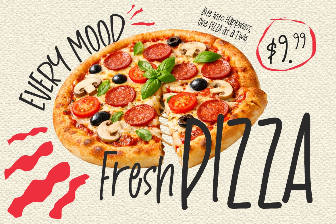 Soda Ramen - Playful Handwritten Font