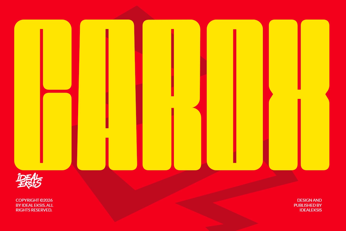 Carox - Rounded Heavy Sans Serif Font